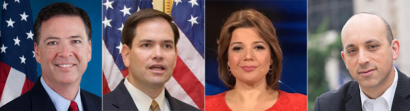 Jonathan Greenblatt, Ana Navarro, Senator Rubio, & FBI Director Comey