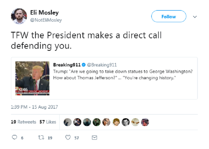 Eli Mosley tweet