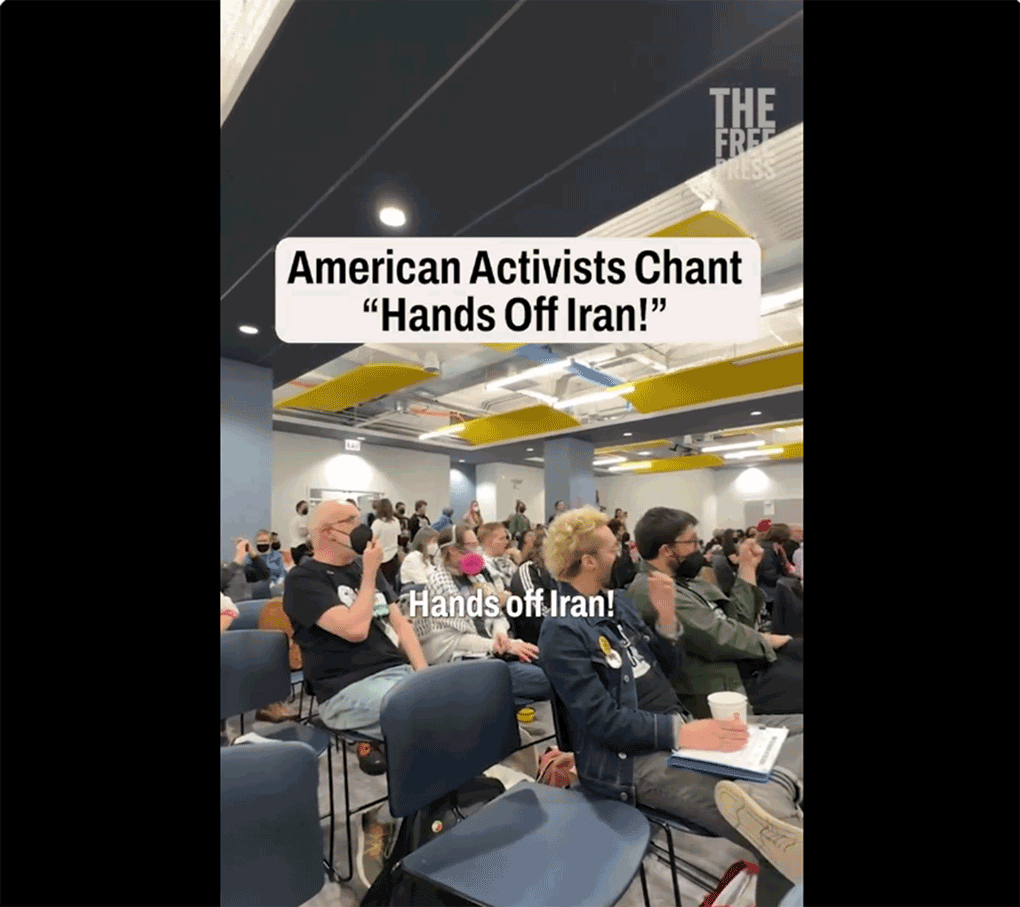 Anti-Israel Activists Support Iran Attack on Israel