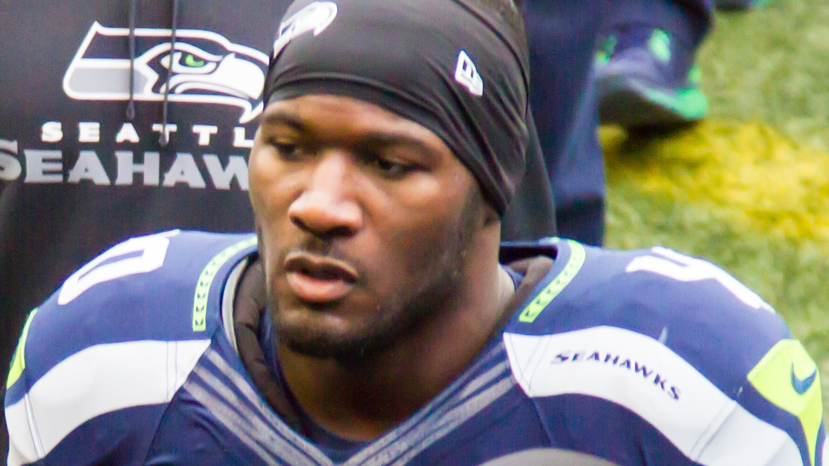 Seattle Seahawks running back Derrick Coleman, December 29, 2013