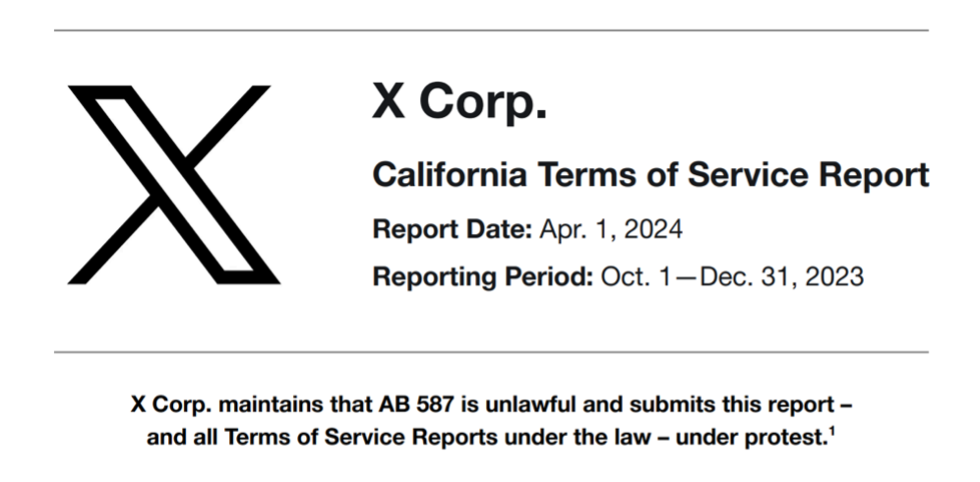 AB587 X report 