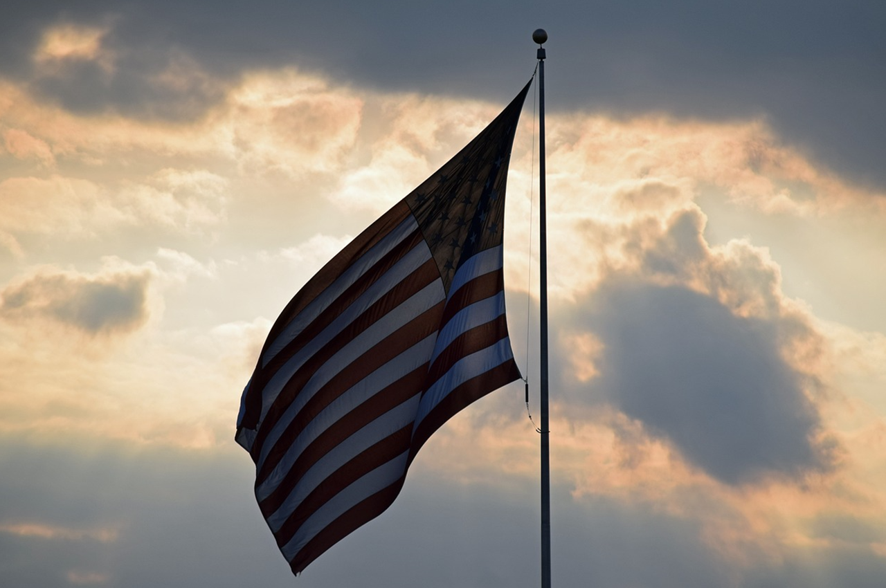 An image of a U.S. flag (Pixabay)