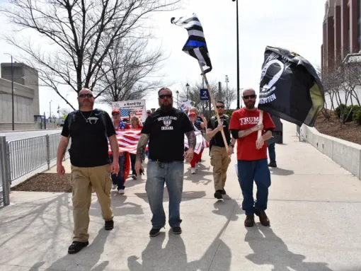 American Guard Indiana Trump Rally MAGA 2017