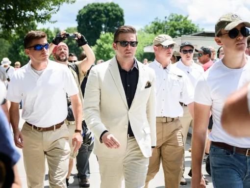 Richard Spencer at the Freedom of Speech rally on June 25, 2017