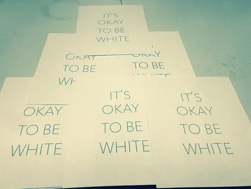 It's Okay to be White Graphics