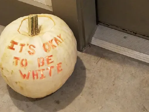 Ok to be white pumpkin