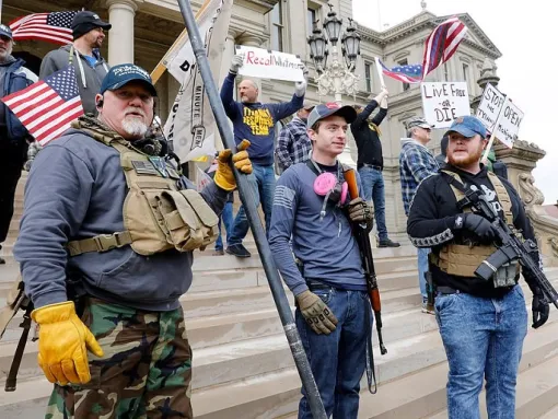 anti whitmer protest