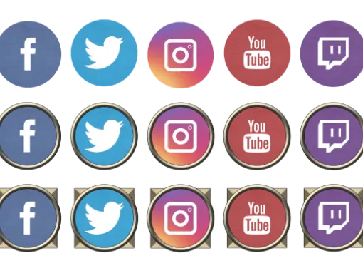 social media platform logos