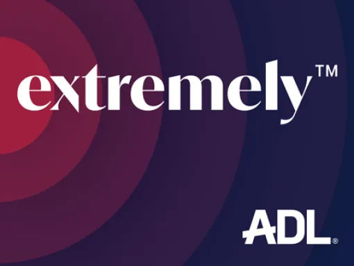 ADL's extremely podcast logo