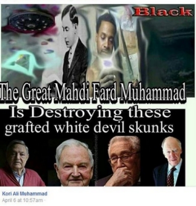 Kori Ali Muhammad Facebook Shared White Devil Skunks